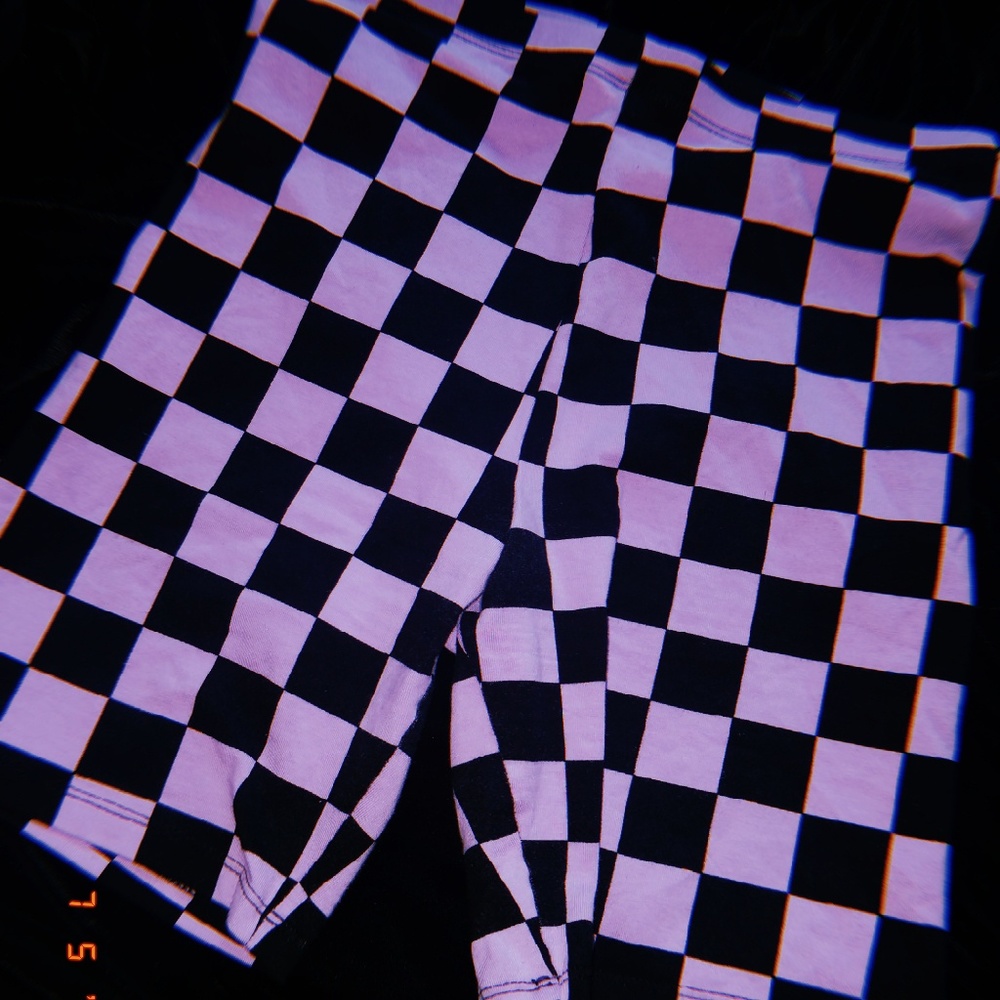 light purple biker shorts